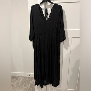Torrid Black Long Sleeve Maxi Dress
